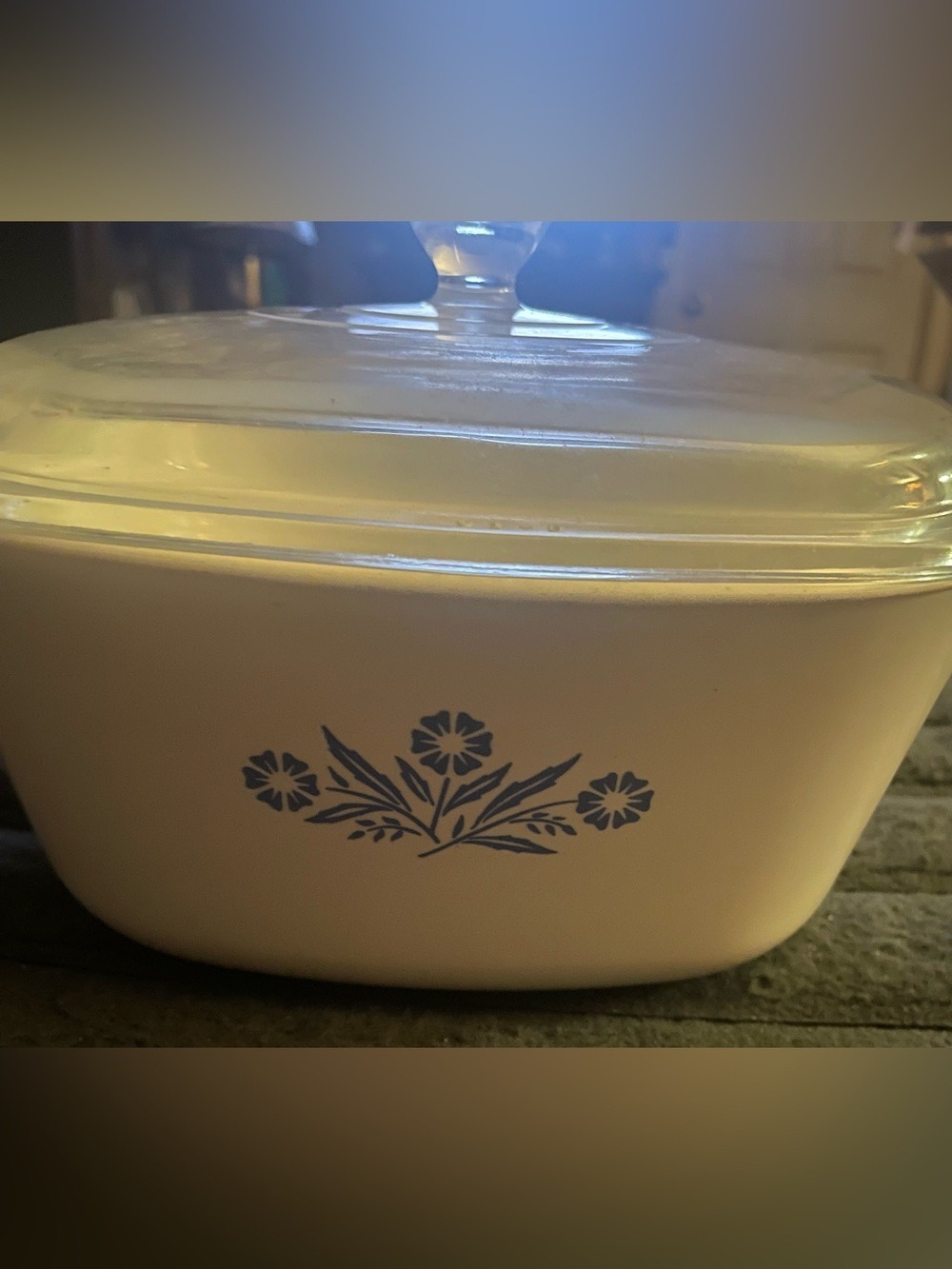 Corning Ware "Blue Cornflower" 2 1/2 Quart Casserole P-2 1/2-B With Lid